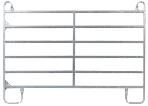 Weidepanel Stahl feuerverzinkt Zaunelememt 3 Meter mit Schnell-Kettenverschluss